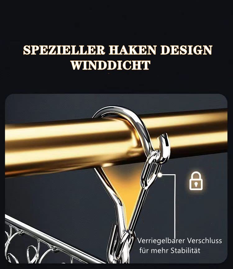 Organizer Per Cappelli Con 16 Clip - Porta Cappelli Da Appendere Per Armadio, Salvaspazio - Foto 9