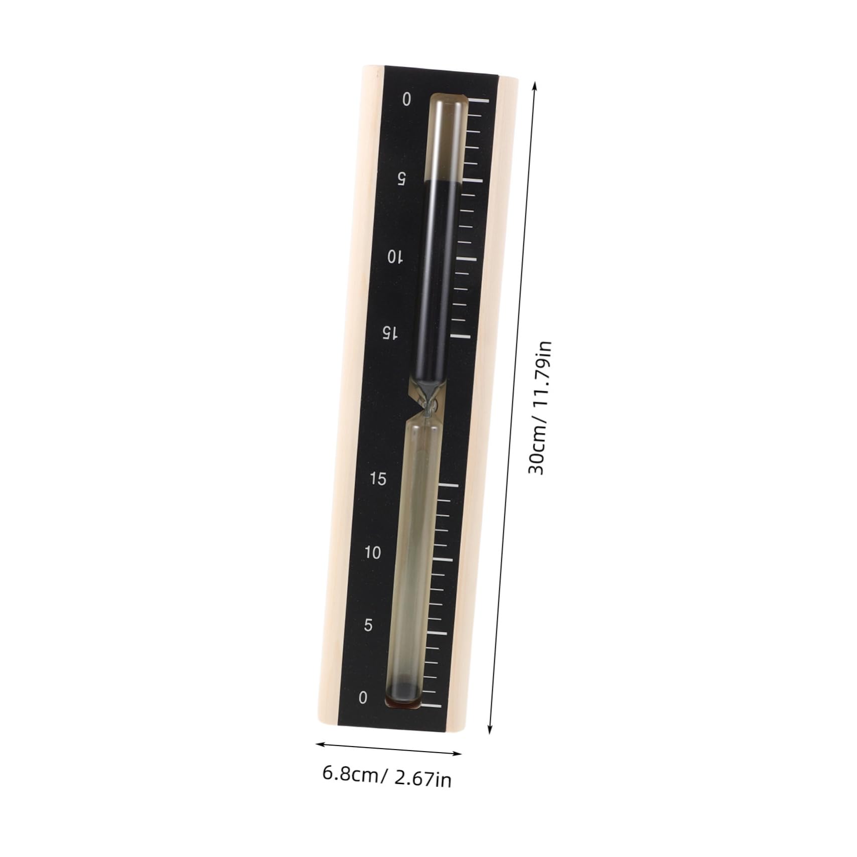 Outanaya Wooden Sauna Timer Sand Timer for Accurate Countdown Sauna Rooms Wall Mounted Spa Accessory for Relaxation and Timing