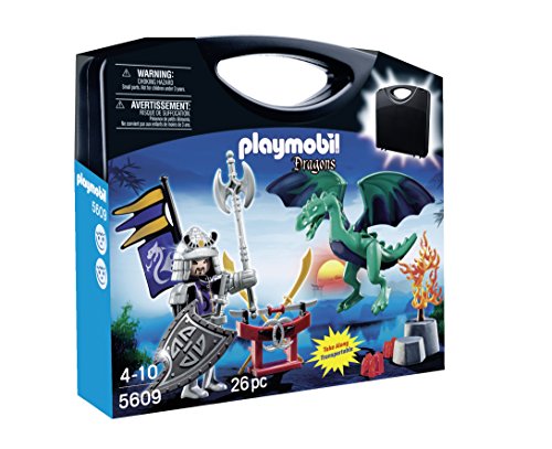 Playmobil 5609 Valisette Chevaliers Dragon Asie range jouet fini les pièces perdues