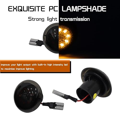 Miniatura 2 de Tonsya Para Ford Transit Connect 2010, 2011, 2012, 2013, 2014, 2015, 2016, 2017, 2018, 2019, 2020, 2021, Ford Transit Connect Side Fender Marker