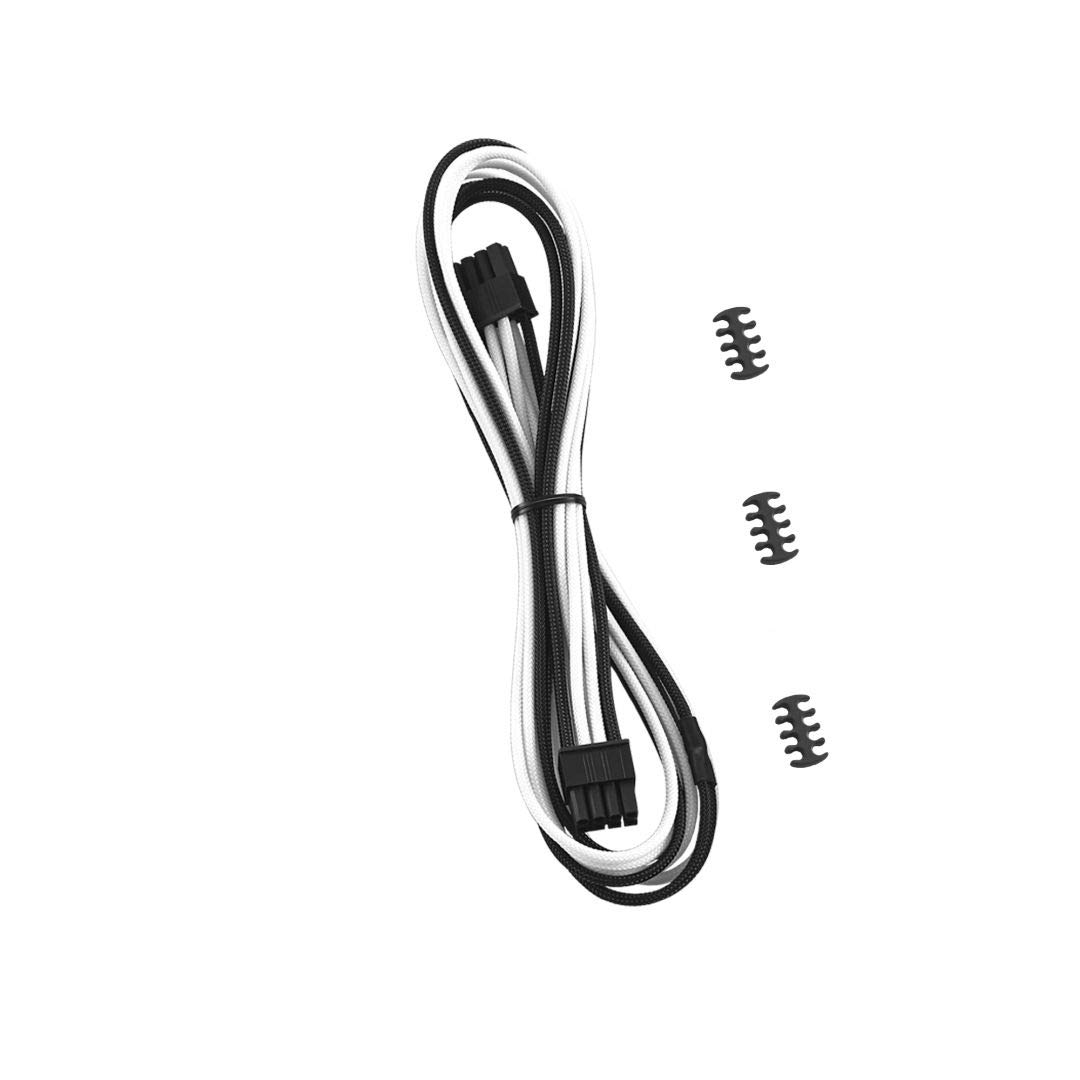 CableMod C-Series Classic ModFlex Sleeved 8-pin PCI-e Cable for Corsair Type 4 RM Black Label/RMi/RMX (White, 60cm) image 5