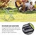 XHTLLO Portable Foldable Chair, Lightweight Breathable Stool for Camping and Outdoor Activities