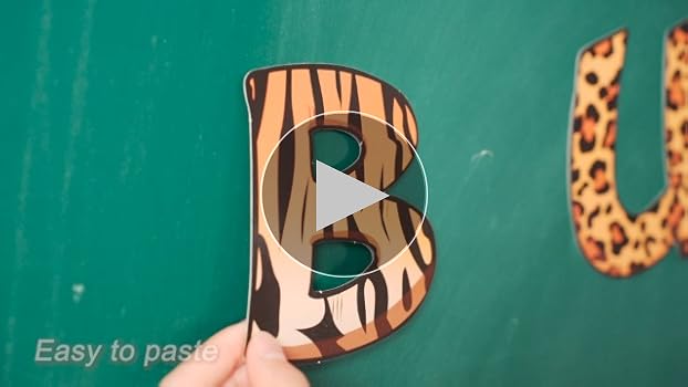 amazon-com-40-sheets-safari-animal-prints-letters-cutout-4-8-inch-jungle-bulletin-board-letters-and-number-accents-with-glue-point-dots-for-classroom-baby-shower-safari-jungle-birthday-party-decors-office-products for Free Printable Animal Print Letters Amazon.com : 40 Sheets Safari Animal Prints Letters Cutout 4.8 Inch Jungle Bulletin Board Letters and Number Accents with Glue Point Dots for Classroom Baby Shower Safari Jungle Birthday Party Decors : Office Products for Free Printable Animal Print Letters