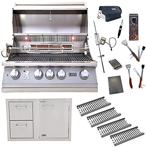 Parrilla de Gas Natural Lion Premium Grills 32" L75000 miniatura 1