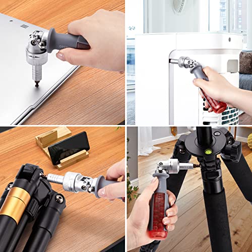 Fixm 20 In 1 Ratcheting Screwdriver Set, Magnetic And Adjustable Angle Portable And Durable 20 Double-Headed Drills Multitool Bolt Driver #TOP5