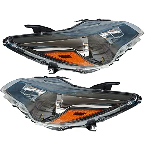 Munirater 81150-06C70, 81110-06860 Left & Right Front Headlight Replacement For 2015 2016 2017 Camry Headlights Headlamps Driver & Passenger Side #TOP6