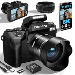 8K Digital Cameras for Photography,...