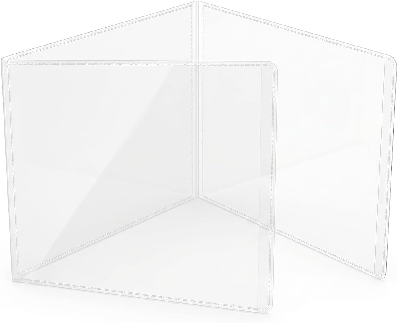 1 Pack Mahjong Card Protective Sleeve, Mahjong Card Protector Cover Holder, Clear Plastic Sleeves for Large Print Size Scorecard Accessories Gifts (1 PC)