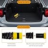 ecocstm 25.5 Car Snow Brush and Detachable Ice Scraper, Snow Shovel for Car Window with Foam Grip and 360 Pivoting Brush Head, Snow Shovel for Car Window, Winter Accessories for Cars, Trucks, SUVs