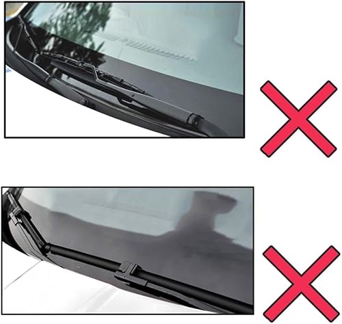 Miniatura 3 de Limpiaparabrisas delantero LHD compatible con VW Polo 4 9N3 2006-2009 limpiaparabrisas para ventana de automóvil, cepillos de lluvia de 21 pulgadas