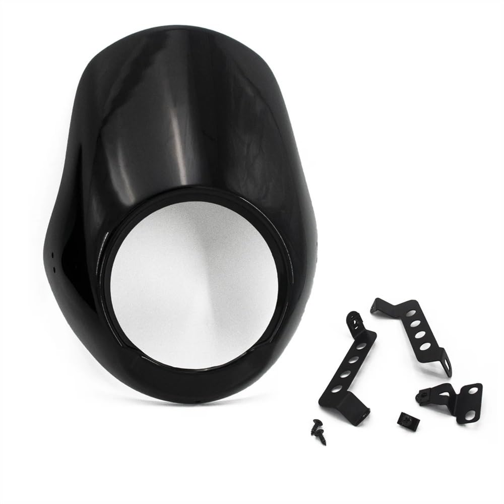 Moto Saut de Vent Couvercle de Pare-Brise de Phare Rond de Moto pour Hyosung GV125S GV300S, carénage d'écran en Plastique ABS