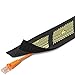 Electriduct 5" Wide Dura Race Carpet Cord Cover Cable Protector Hook and Loop Wire Concealer - 5 Feet - Black with Yellow Safety Stripe