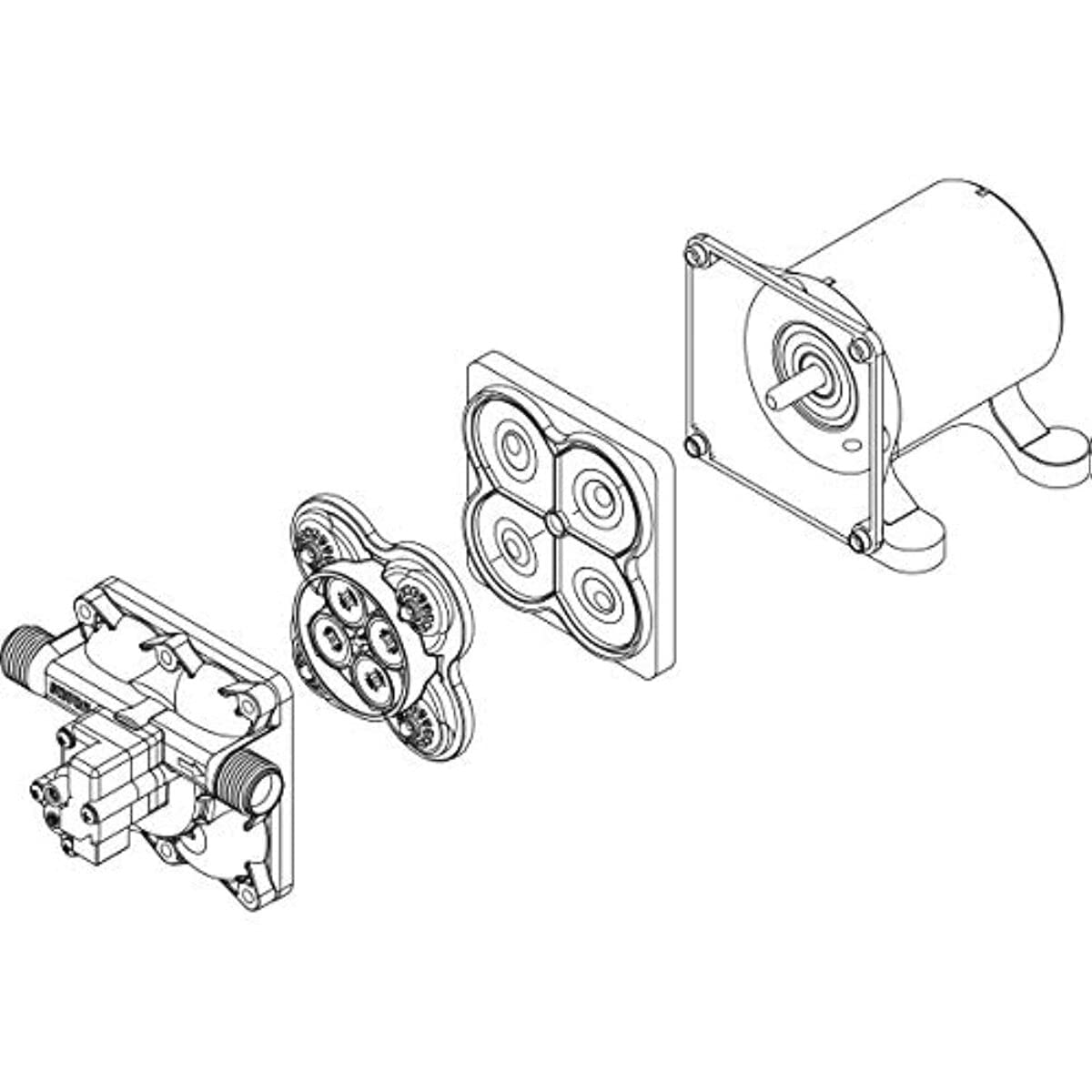 Shurflo 94-800-00 Model 4008, Alloggiamento Superiore Completo