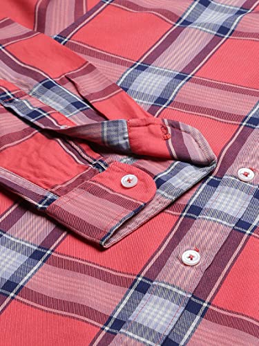 Image of Dennis Lingo Men's Checkered Slim Fit Cotton Casual Shirt