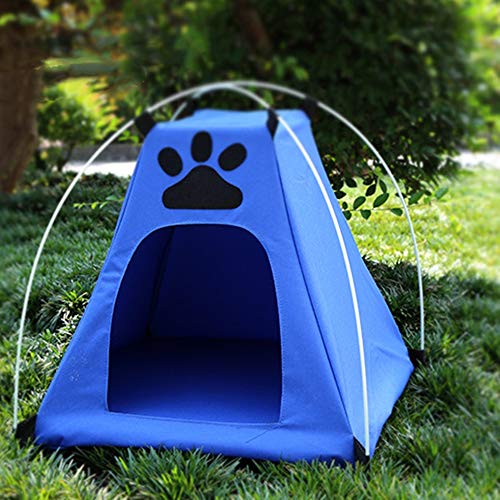 Chenil nid pour animaux contre la chaleur et pluie avec abri pliable