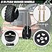 CheeMuii 6 Inch Lawn Mower Wheels 2 Pack 6
