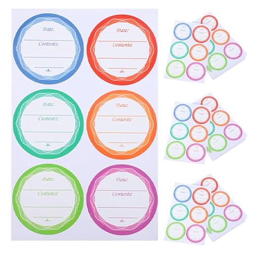 BESTonZON �h���S�����x���X�e�b�J�[ 80������ 40×40mm �H�i�ۑ��p���t�Ǘ��V�[�� �K���X�r �①�� �p���g���[�����������O���\�ȐH�i���x