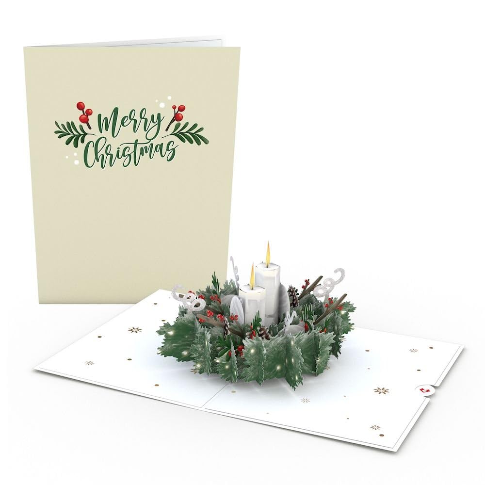 Lovepop® 3D Pop-Up Weihnachtskarten 12er Paket Set | einzigartige Karten voller Weihnachtszauber | 12 besondere Weihnachten Grußkarten | mit Premium-Umschlägen & Notizkarten