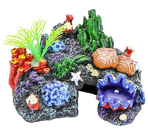 YRJR Resin Fish Tank Decoration Sculpture Decoration Aquarium Landscape Accessories and Home Decoration