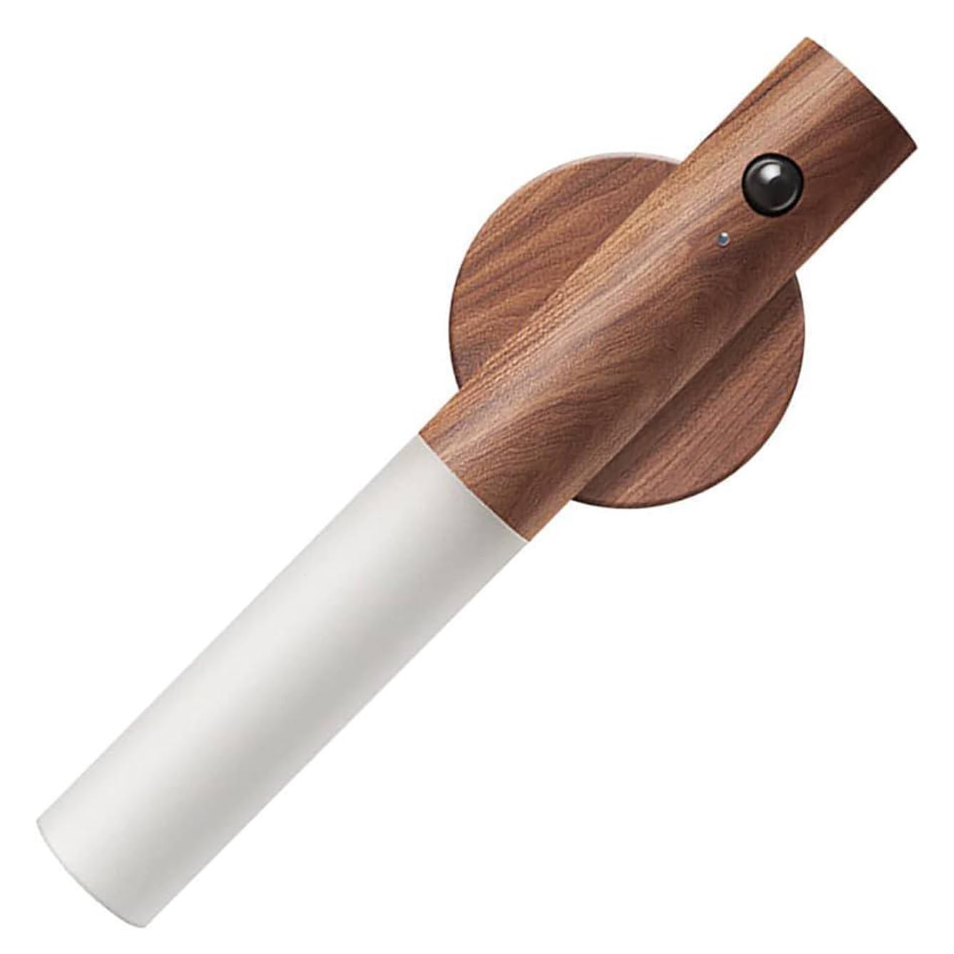 ARURA (LABEL) Motion Sensor Night Lights, Magnet Body Sensor Hallway, Rechargeable LED Light Portable Stairway, Wooden Wall Sconce Decor Battery Powered Cabinet Lights (Black Walnut)-image-4
