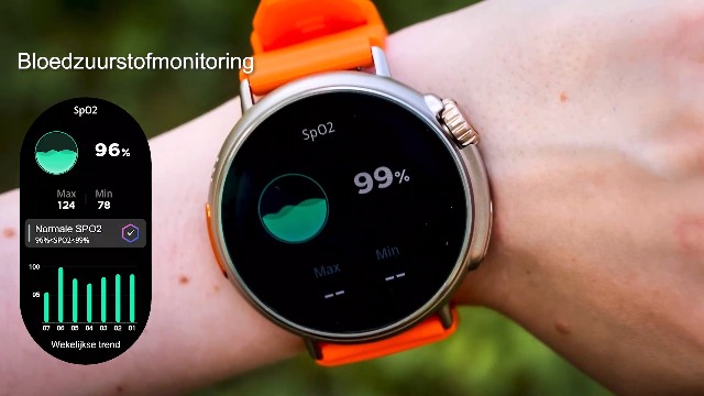 HIRREO Smartwatch Heren – 1,85 Inch HD Scherm, Bluetooth Bellen, 100+ Sportmodes, 1000 MAh Batterij, IP68 Waterdicht, Met 2 Armbanden