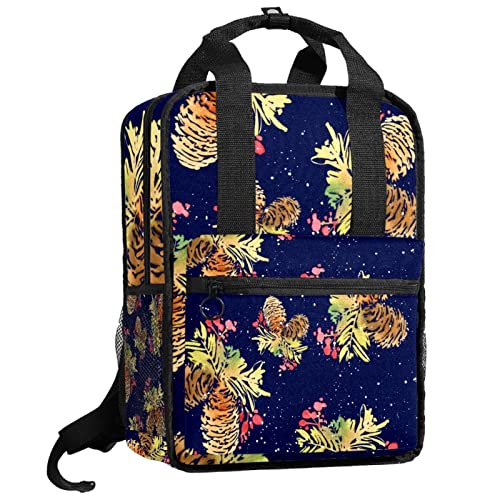 Sac à dos garçons hiboux avec bretelles réglables bleu Taille unique