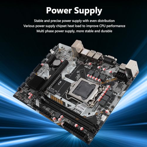 H310A4 Gaming-moderkort med Dual Channel DDR4 och PCIe 3.0