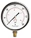 4" Oil Filled Pressure Gauge - Stainless Steel Case, Brass, 1/4" NPT, Lower Mount Connection 0-300PSI