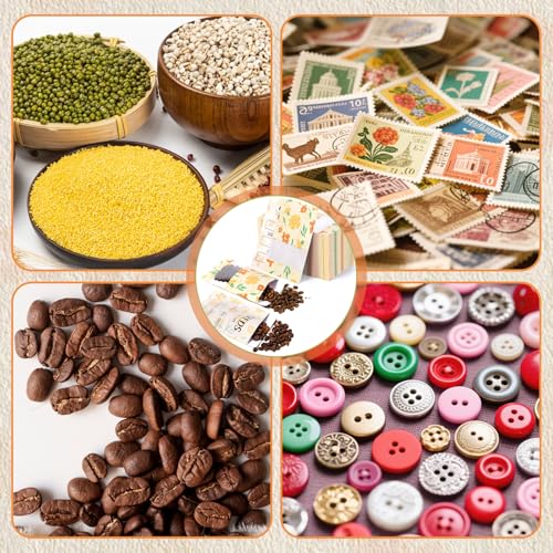 120 Pcs Seed Envelopes with Clear Window 3.54 x 5.51 Inch Seed Packets, Resealable Storage Envelope for Vegetable Flower Easter Basket Stuffers - Image 4