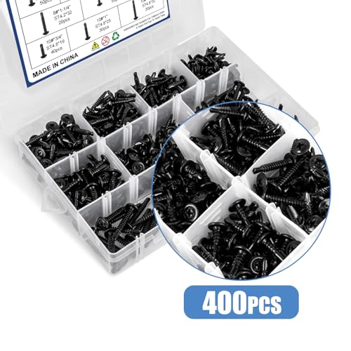 Takytao SCREW KIT-T 400Pcs Self Tapping Screws thumb #5