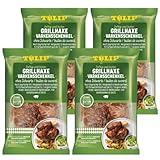 TULIP 4x 500g Haxe ohne Schwarte | Besonders zart & saftig gegart | Tafelfertig vakuumverpackt | Herzhafter Fleischgenuss in 35 Min. | Grillhaxe ohne Kühlung haltbar