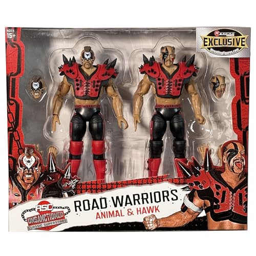 Ringside Road Warriors (Red) - RSC Unsanctioned Classic Superstars Exclusive 2-Pack