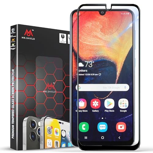 Image of Mr.Shield Top-Notch HD+ Tempered Glass Screen Protector Guard For Samsung Galaxy A50s / M10s / M30 and F41, 9H Hardness, Military Grade Protection, Easy Installation kit