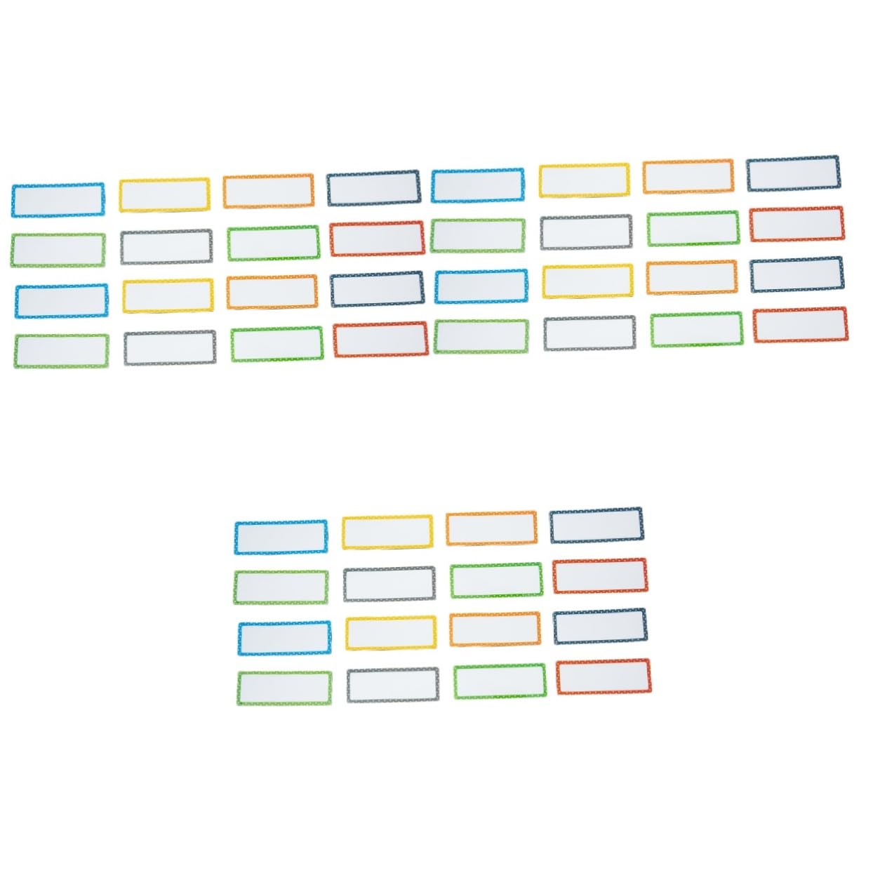 48stücke Teiliges Magnetische Namensschilder Beschreibbare Eva Etiketten Für Kühlschrank Und Whiteboard Wiederverwendbare Abwischbare Erinnerungssticker Für Schule Und Zuhause