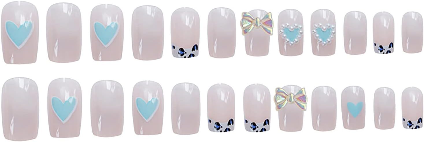 FITDON 120 Stück Transparente Acryl-Nagelspitzen – Ballerina-Form, Mit Etui & Nagelzubehör, Für Nagelstudio & Heimgebrauch