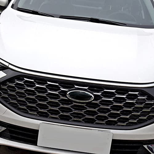 Image of SANRILY 4.9 Inch Black Oval American Flag Emblem for Ford F150 F250 F350 4.9 inch x 2 inch Decal Badge Nameplate for Ford Edge Explorer Ranger Car Emblem Replacement Cover