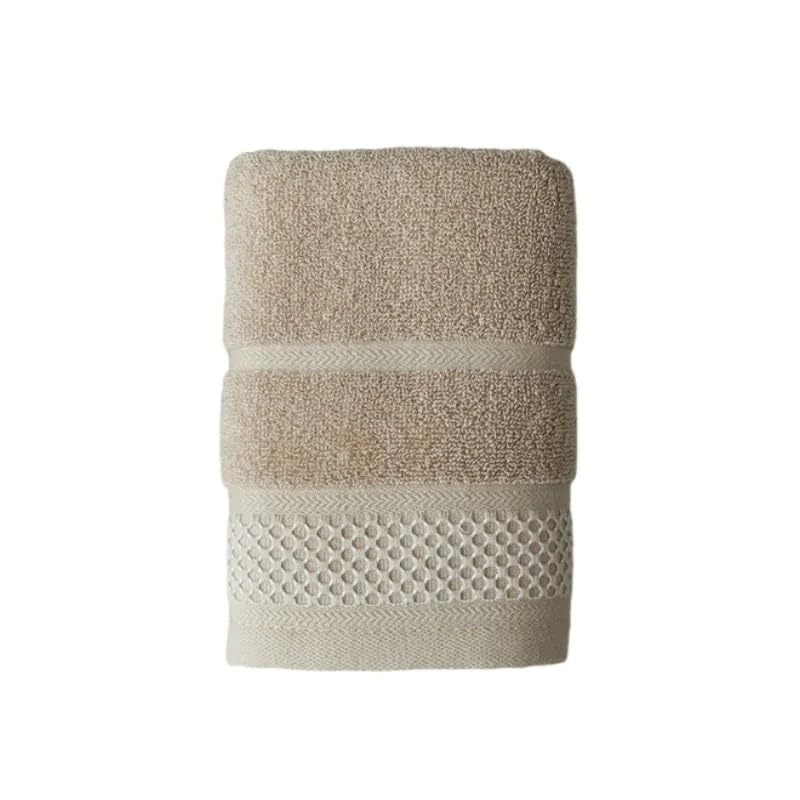 Serviette brodée en coton doux pour éliminer l'humidité du bain