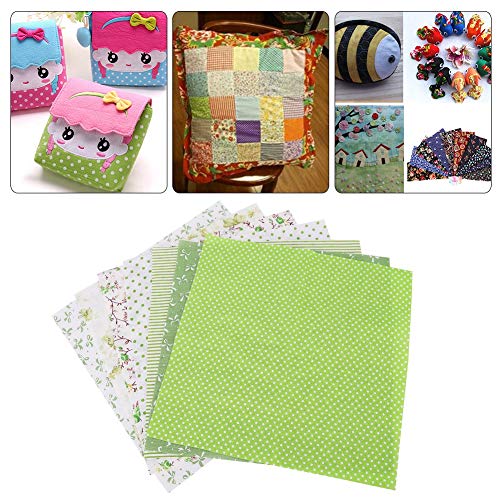 Lot De 7 Tissus Patchwork à Motif Floral 100 % Coton Pour Couture, Scrapbooking, Matelassage, Loisirs Créatifs, Portefeuille, Housse De Coussin (25 X 25 Cm