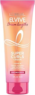 L’Oréal Paris Elvive Dream Lengths Super Curls Cream Leave-In, 5.1 Ounce