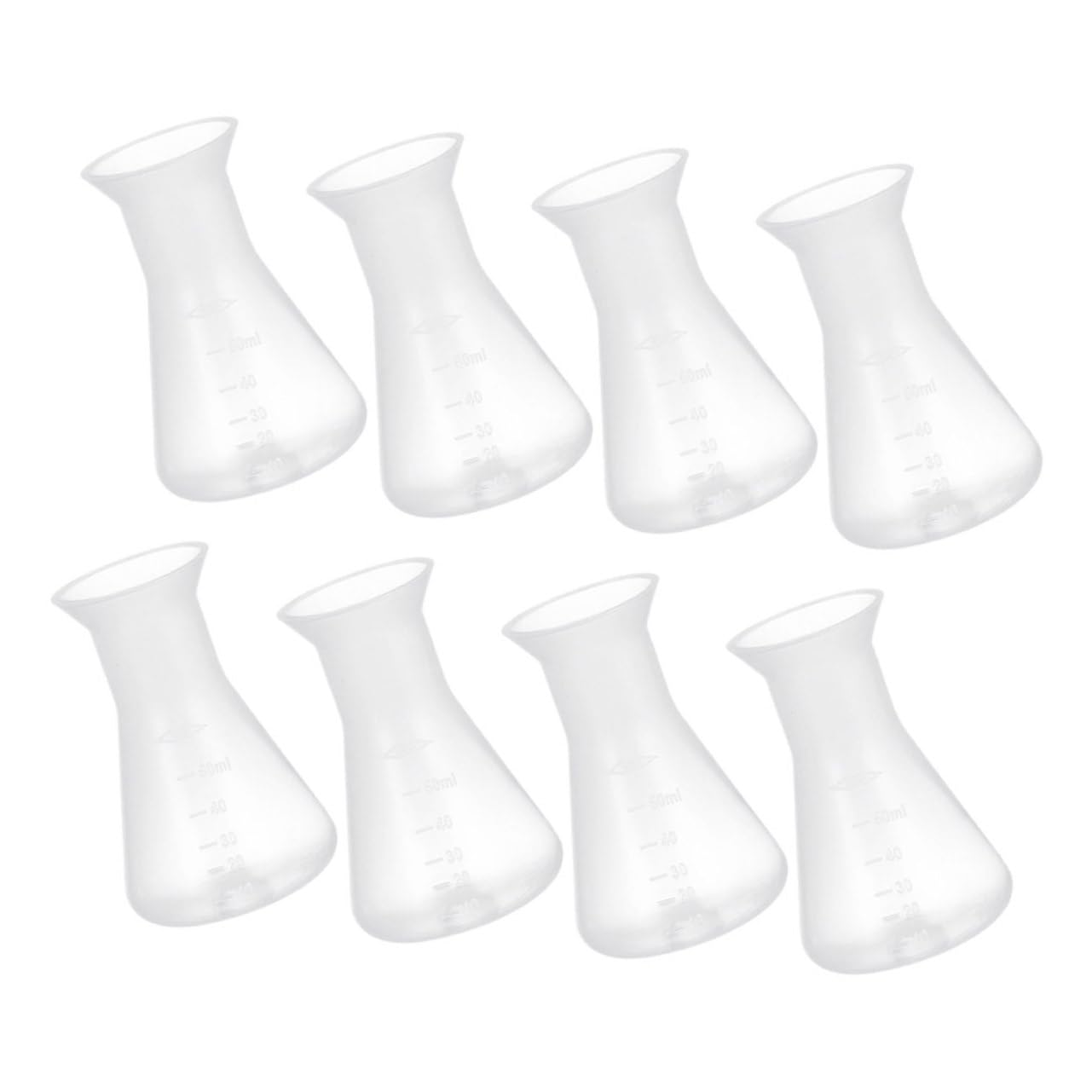 ULTECHNOVO 32piezas Frascos Erlenmeyer Para Laboratorio Frascos Cónicos Graduados De Diseño De Cuello Estrecho Para Experimentos Científicos y Mediciones Precisas