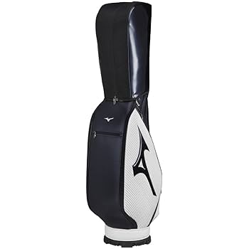Mizuno キャディバッグ ホワイト・ネイビー MIZUNO MIZUNO（ミズノ） Tour Staff Mid キャディバッグ