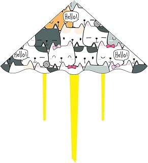 Cat Kites Kites Kites for Children Kites for Adults Hand-held Breeze Kites Easy-to-Fly Kites Kite Toys