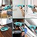 Small 4V Electric Screwdriver,Kiprim ES3 Cordless Screwdriver Tool with Rechargeable Battery,LED Front Light & Power Display Light for Home DIY Blue