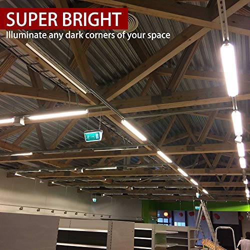 Kihung T8 Led Bulbs 4 Foot, 4 Packs, 24W, 3120Lm 6000K, Daylight White Led Tube Lights 4Ft, Ballast Bypass, Dual-End Powered, T8 T10 T12 Led 4Ft Replacement Fluorescent Bulbs, V Shape Led T8 #TOP4