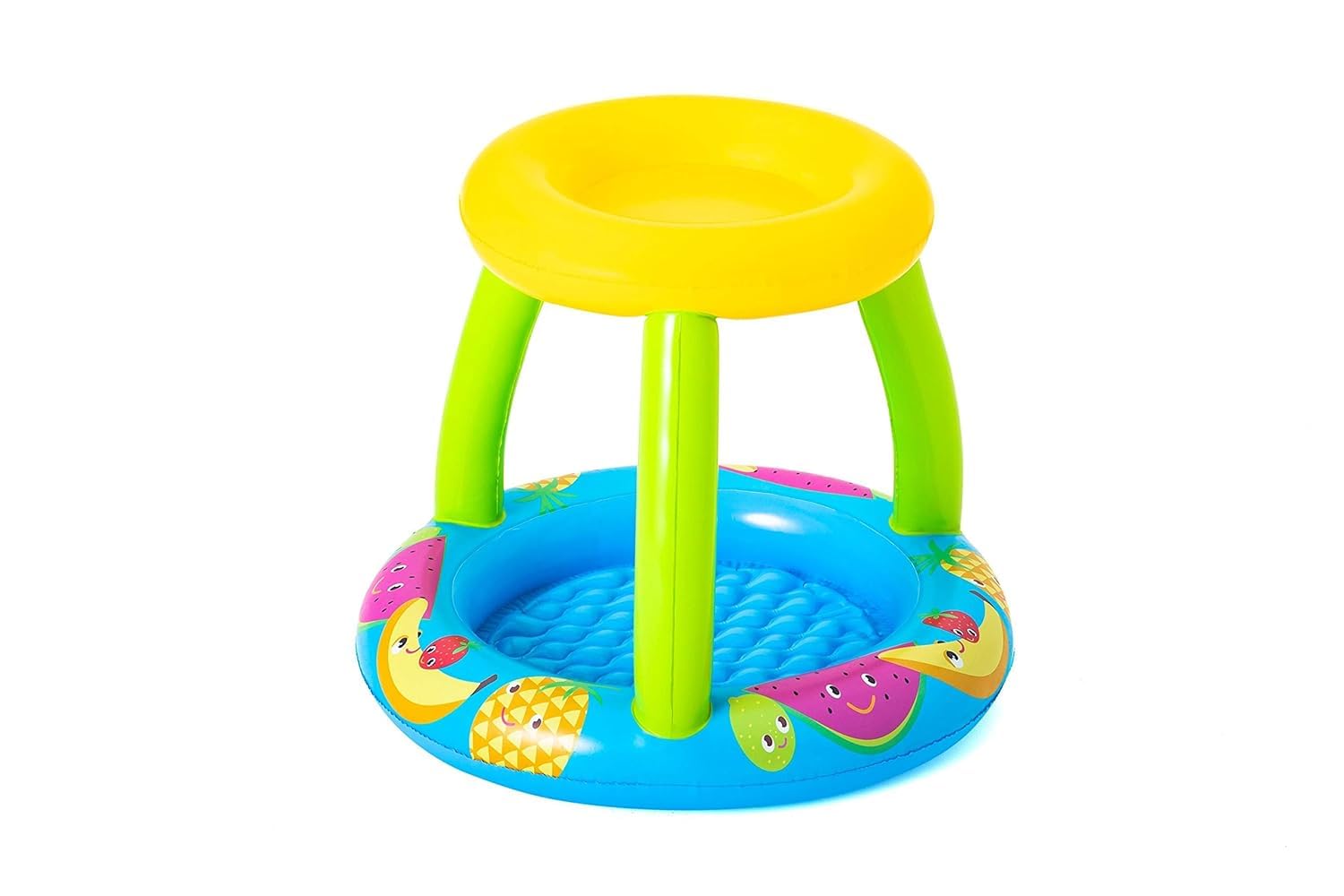 KinderTales® Round Inflatable Kids Pool 89cm x 94cm | Paddling Pool for 2 Children | Soft Durable Material | Includes Water Animal Ball | Ages 3–7 | Portable Summer Outdoor Fun-image-28
