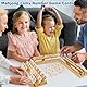 Toaboa 116 Stück Rummy Set mit Wildcard, Aufbewahrungstasche ABS Rummikub Spiel für 2-4 Personen Kreativ Interessant Rummy Spiel Kids für Spieleabende Reisen Festivals Strategiespiel-Liebhaber
