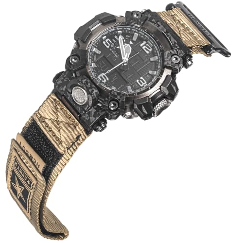 Bracelet montre nylon pour G-Shock Mudmaster GWG-2000 avec adaptateurs