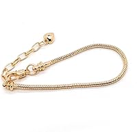 Vista 3 de Cuentas mixtas de 40 piezas, dijes para hacer joyas, cuentas de aleación de agujero grande con pedrería, colores y estilos variados al azar, Metal