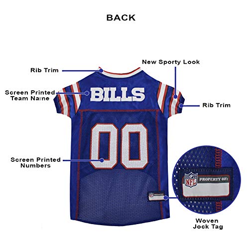 Nfl Buffalo Bills Dog Jersey, Size: Small. Best Football Jersey Costume For Dogs & Cats. Licensed Jersey Shirt. #TOP6
