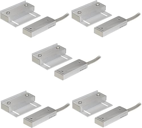 Miniatura 4 de Seco-Larm SM-4601-L3Q - Juego de 3 interruptores de contacto magnéticos industriales de gran hueco, espacio de operación de 3 pulgadas NONC, bucle